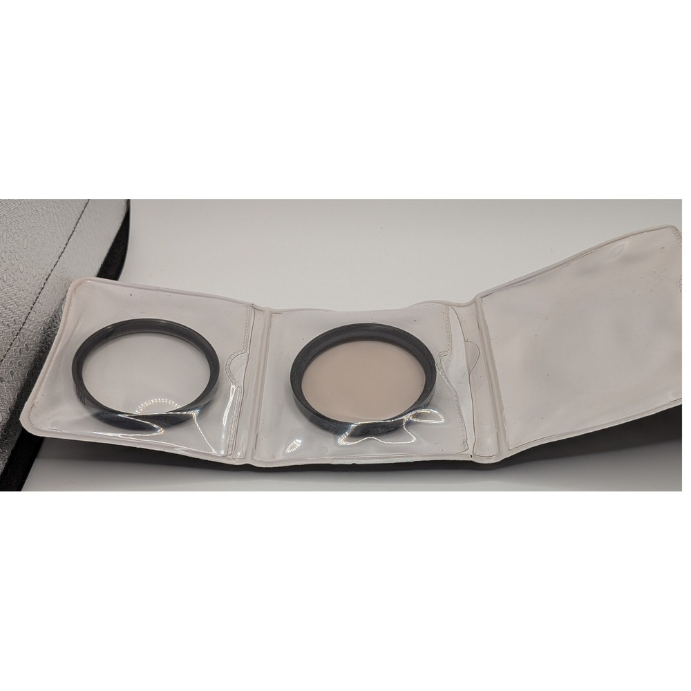 Tiffen Lens Filter Set 52mm Black Good Clear Warm Filters with Pouch